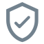 Icon Security 2 for IT services - COSMOTE Global solutions - Shield with Checkmark