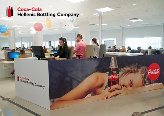 Coca Cola Image with employees